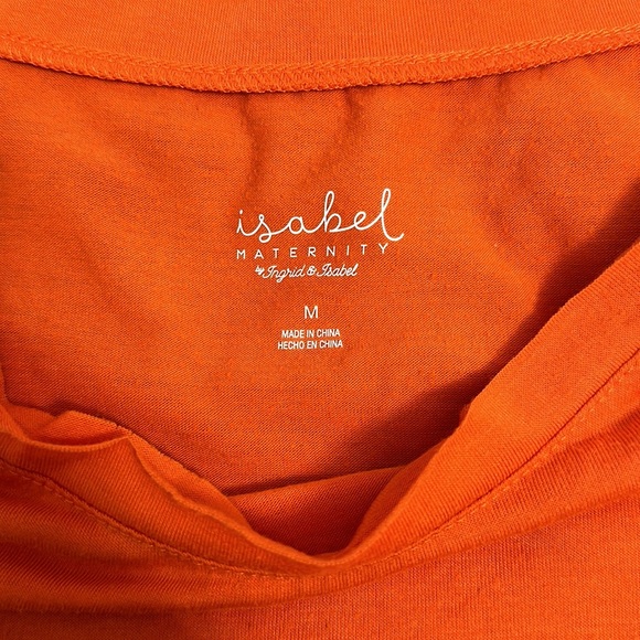 Isabel Maternity pumpkin shirt size M - Picture 2 of 2